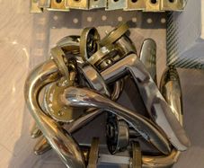 Various used handles and locks