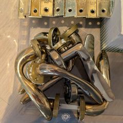 Various used handles and locks