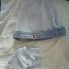 MAMAS AND PAPAS 3-6mths Hat&Mittens