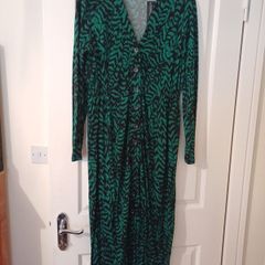 NEW Green & Black Dress