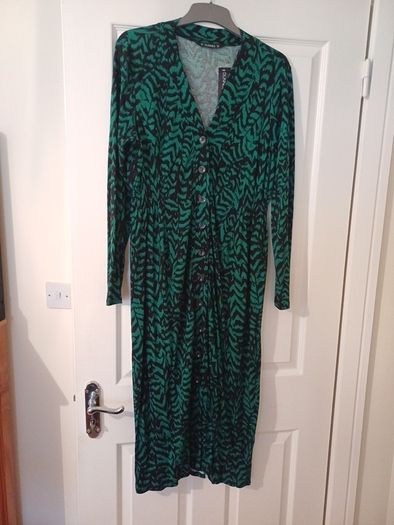 NEW Green & Black Dress