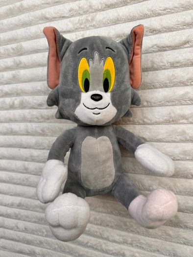 Tom and Jerry Cat approx. 28 cm. Tall Plush Bandai Namco Used Please see photos