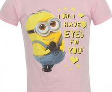 Minion T-Shirt - Light Pink