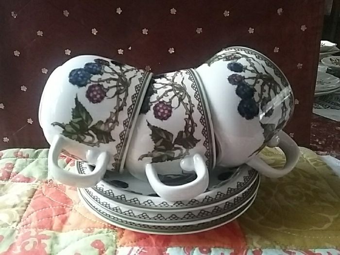 Goebel Tea Cups & Saucers