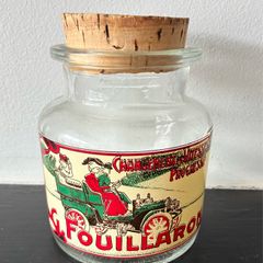 Early 20th Century Automotive Glass Jar.