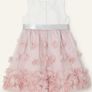 Beautiful pink and white occasion christening wedding party dress by monsoon 12-18 months Image 2