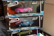 5 Greenlight Fast and Furious 1:43 Die-Cast Model Cars