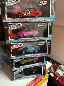 5 Greenlight Fast and Furious 1:43 Die-Cast Model Cars
