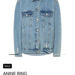Anine Bing Rory denim jacket - sz L
