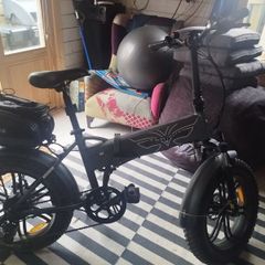Engwe EP2 Pro electric bike. With storage pannier bag.