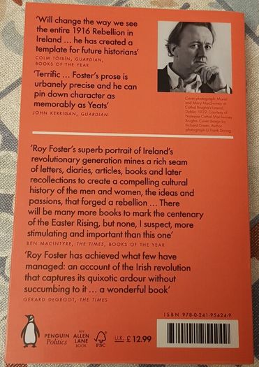 Vivid Faces: The Revolutionary Generation In Ireland 1890-1923 by R. F. Foster