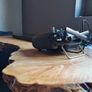 Premium solid Ash worktop bought for 550 unused Image 2