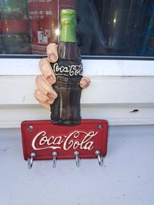 Coca-Cola cast iron  key ring holder