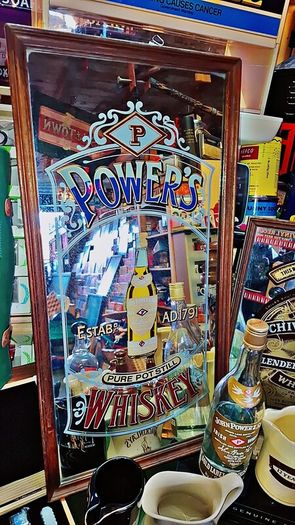 Vintage Chivas Regal whisky pub mirror and jug