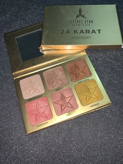 Jeffree Star 24 karat skin frost Pr highlighter palette genuine