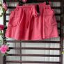 skirt Bnwt topshop 100% cotton mini skirt coral shade with pockets Image 3
