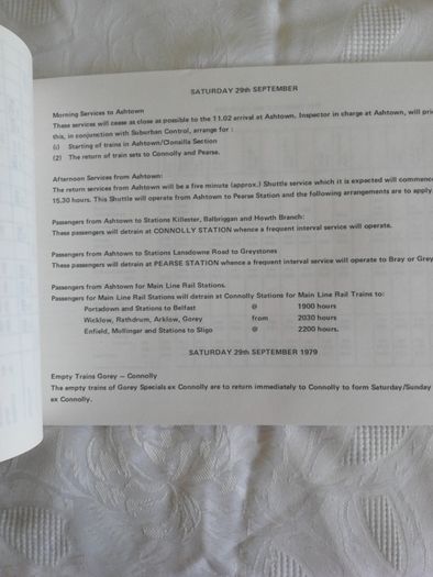 Rail timetable