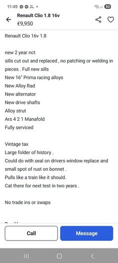 Clio 1.8 16V