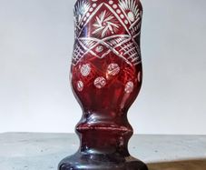 Beautiful handcut Ruby vase
