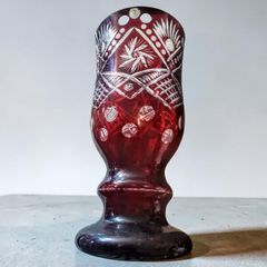 Beautiful handcut Ruby vase