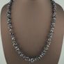 Vintage Venetian Style Eyes & Chevron Glass Beads Necklace Image 6
