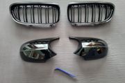 BMW E90 / E91 Lci Kidney Grilles &amp; Mirror Covers Set Brand New