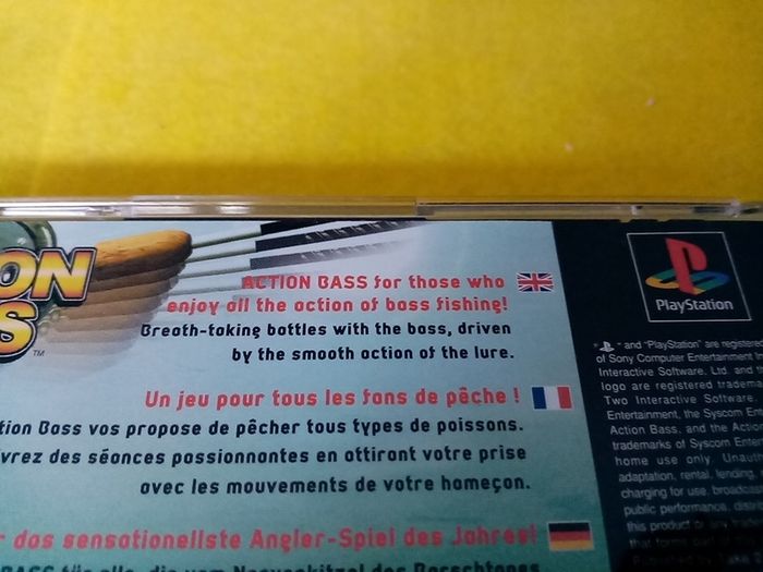 Action Bass PlayStation 1 Ps1 Games PlayStation 2 Ps2 Games Original