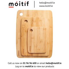 Set of 3 Chopping Boards - Oak