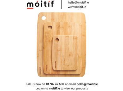 Set of 3 Chopping Boards - Oak