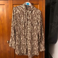Brown and Cream never worn blouse