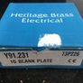 Heritage Brass screw less single blank plate Y91.231 Image 2