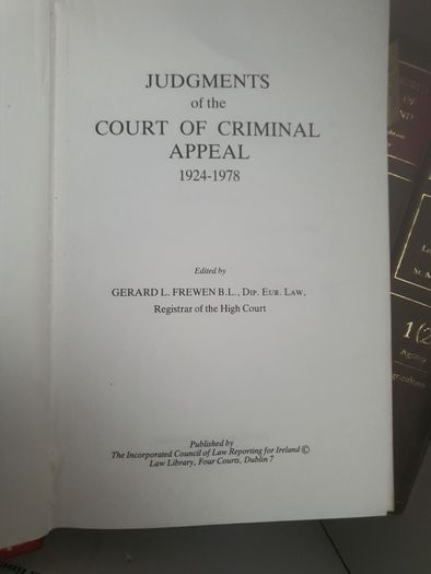 Collection of Law Books