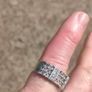 Stunning JWBR Sterling Silver Designer ring Image 6
