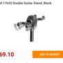 guitar stand for to guitars . Support two guitars adjusted height Image 3