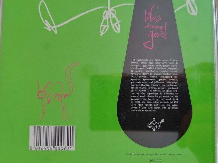 The Sugarcubes - Life's Too Good CD (1988) Alternative Pop Rock Bjork EX+