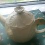 Carlton ware Teapot + Small Yellow Leaf Dish Image 4