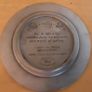decorative limited edition pewter plate Image 2