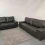 Hanson Fullback Leather Sofa Set Image 7