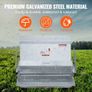 Automatic Chicken Feeder, 11.3kg Capacity Feeds 10 Chickens up to 11 Days, Galvanized Steel Poultry Feeder Image 5