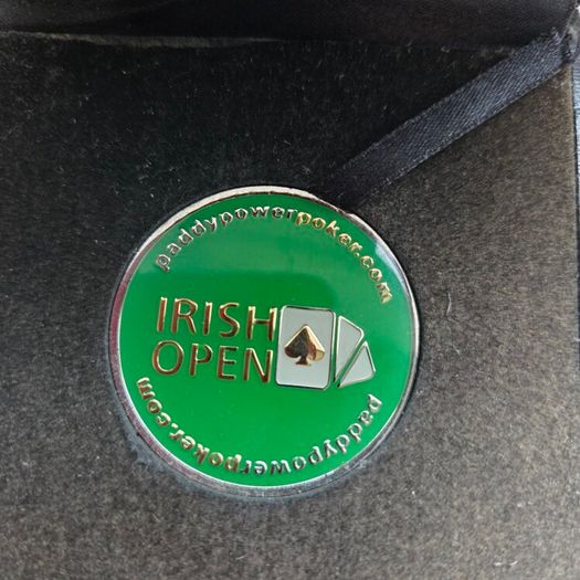 Irish Open poker tournament souvenir