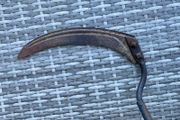 Vintage long-handle hook / scythette / sickle