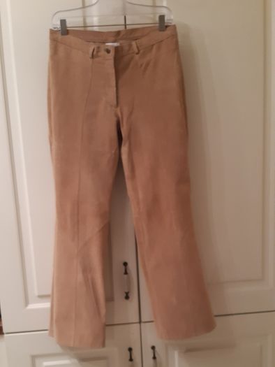 Suede Trousers 12/14 Honey Beige