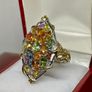 Sapphirey Ring in 18K Vermeil Yellow Gold Plated Image 5