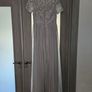 MAYA Silver Sequined bridesmaid debs dress Image 4