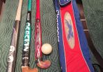 Hockey sticks ball and bag  various prices see below