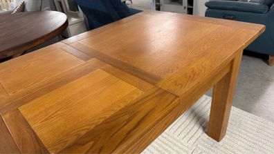 Farmhouse Oak Dining Table Extendable Ex Display Excellent