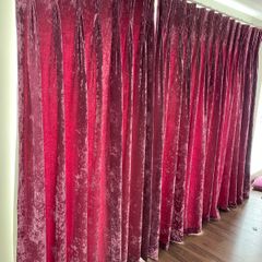 Curtains with rail