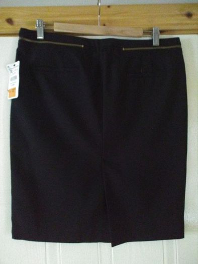 zara black pencil skirt