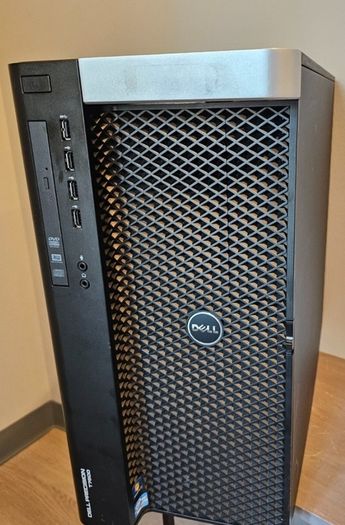 DELL WORKSTATION T7600 2x Intel Xeon E5-2687W (3.10 GHz base, 3.80 GHz Turbo Boost, Total 16 cores/32 threads  4TB storage , 512GB  16x32GB memory ram video card for 4 monitors display port