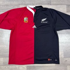 Vintage 2005 Adidas British & Irish Lions All Blacks Tour Rugby Jersey Shirt Mens XL